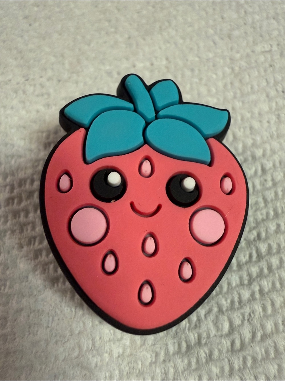 Kids Cute Strawberry Shoe Charm